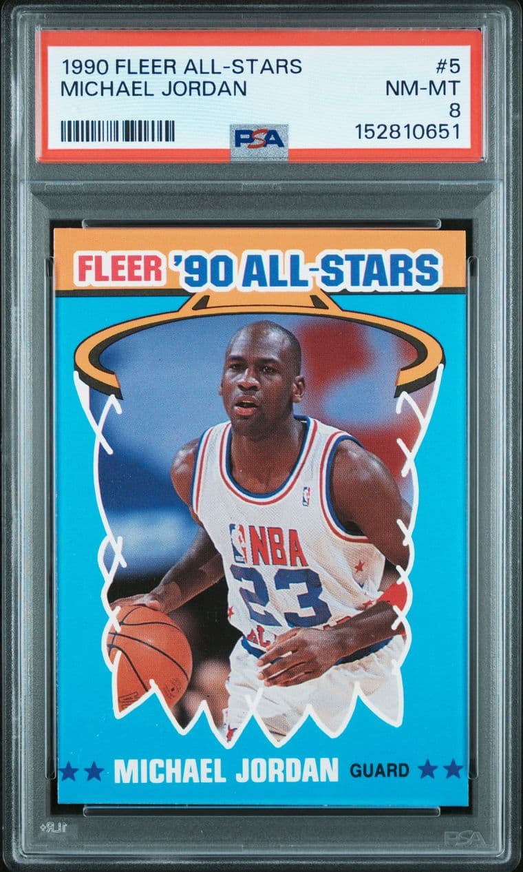 1990 FLEER ALL-STARS MICHAEL JORDAN