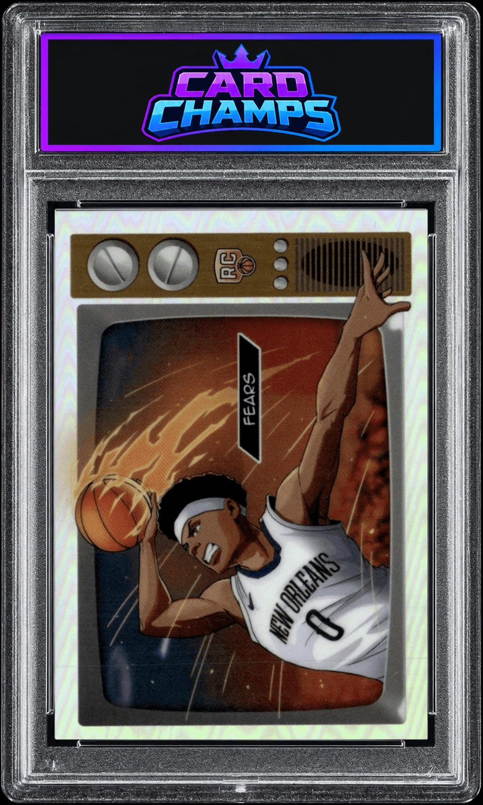 2025 BOWMAN CHROME ANIME NBA-A23 JERMIAH FEARS (UNGRADED)