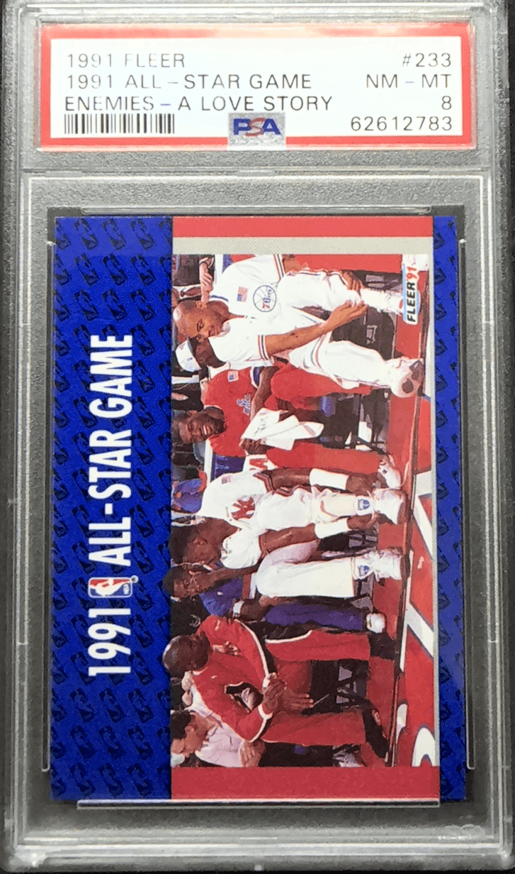 1991 FLEER ALL-STAR GAME ENEMIES-A LOVE STORY