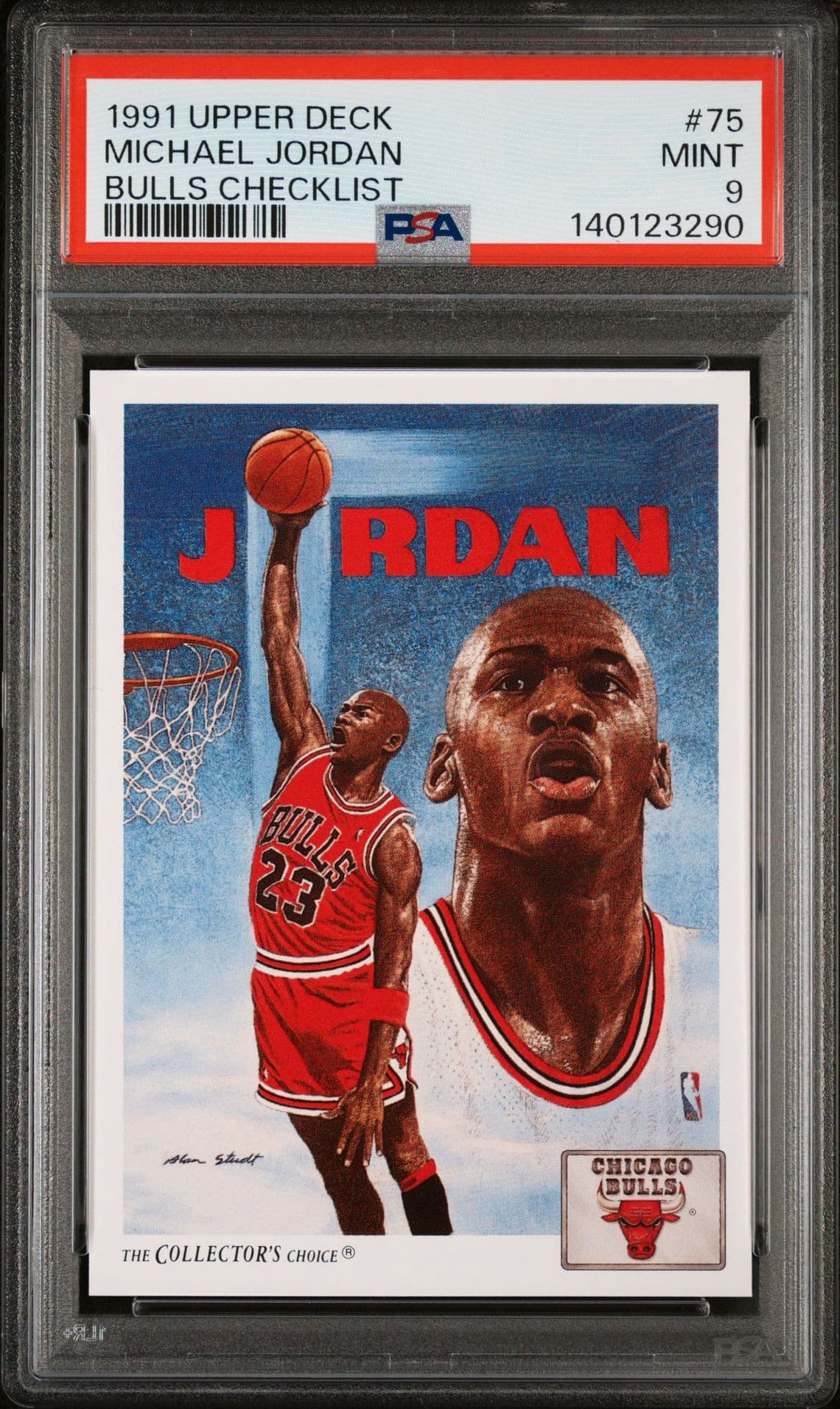 1991 UPPER DECK | BULLS CHECKLISTMICHAEL JORDAN 75