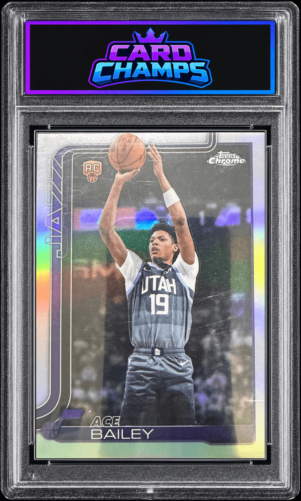 2025-26 Topps Chrome Update Ace Bailey Refractor RC #155