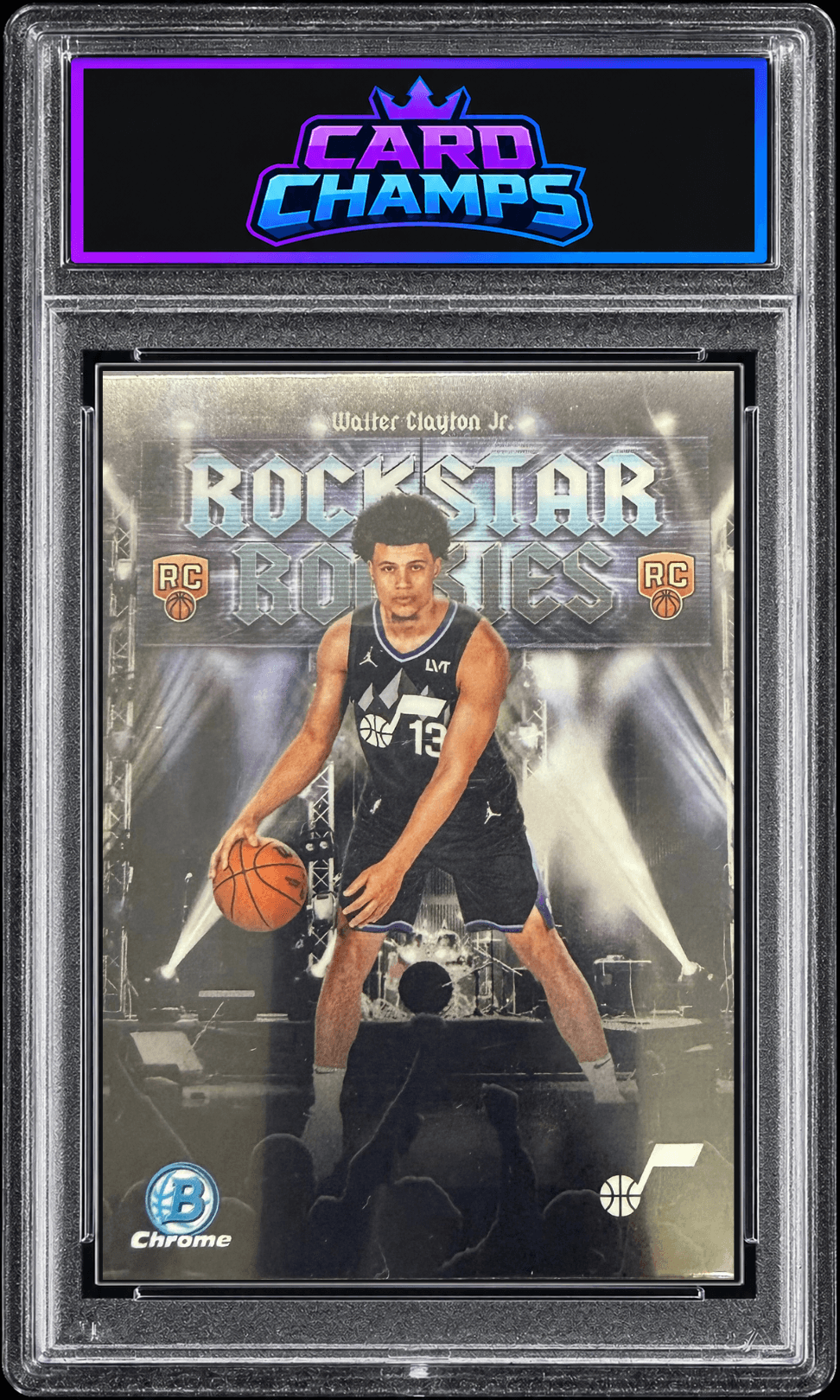 2025-26 Bowman Chrome Walter Clayton Jr. Rockstar Rookies RC #RR-18