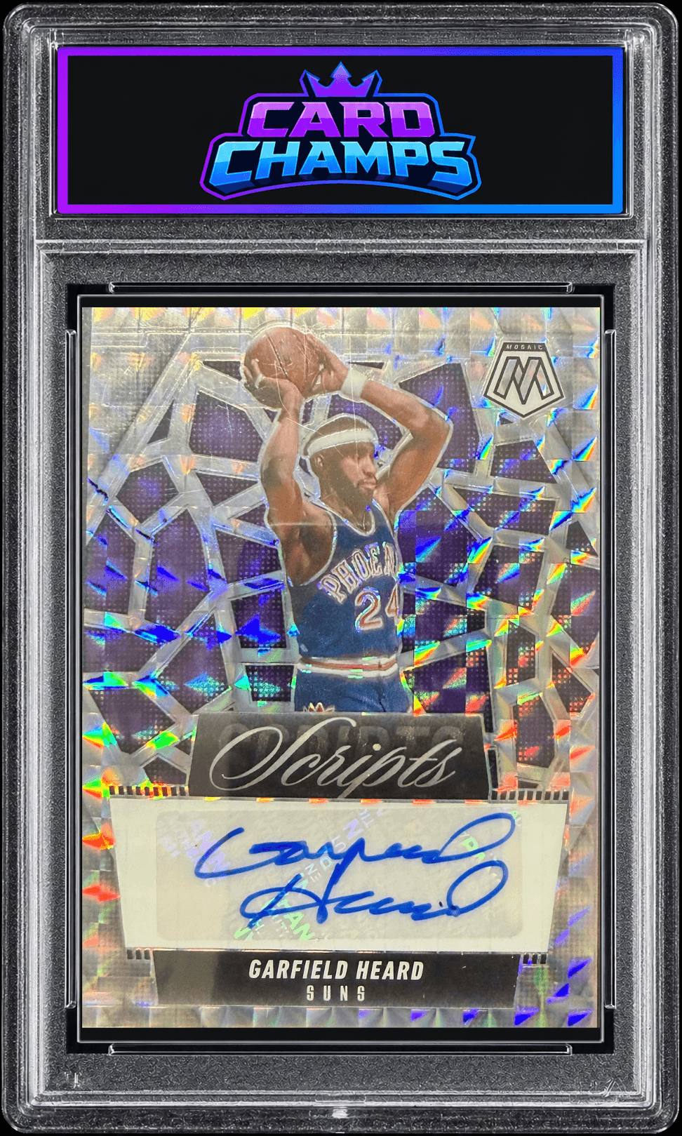 2024-25 Panini Mosaic – Scripts Autographs Garfield Heard
