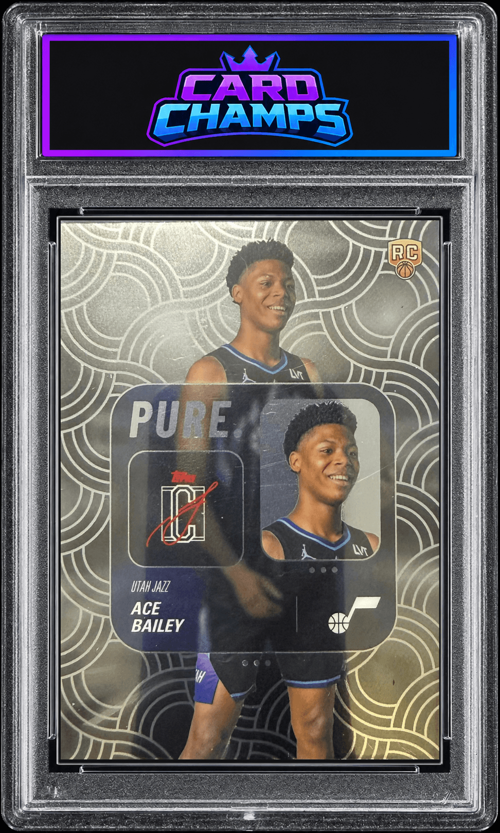 2025-26 Topps Signature Class Ace Bailey "Pure." insert RC #PU-20